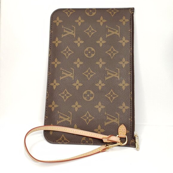 Louis Vuitton Neverfull Wristlet Clutch Monogram White Lux-360-090225 - Picture 4 of 12